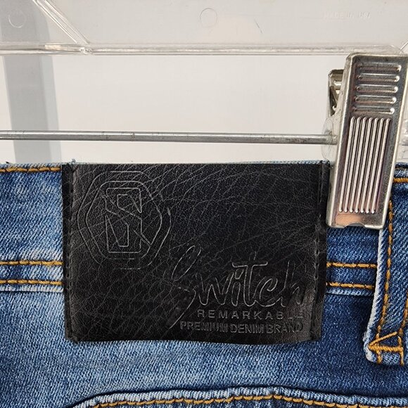 Switch Remarkable Girl Size 16 Blue Jeans Colorful Graffiti Art Denim NWOT - Picture 8 of 12